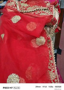 stunning bridal   red  Lehenga