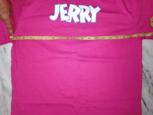 Pink 'Jerry' Graphic Tee