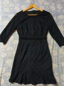 Elegant Black Lace Dress