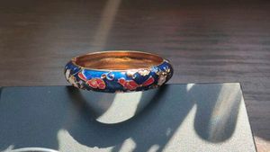 Kashmiri Enamelled Blue Bird Bangle