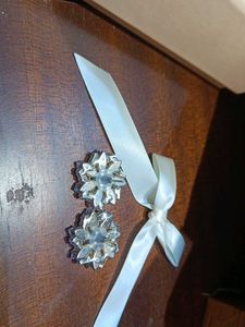 Swarovski Replica Flower Earrings/Christmas