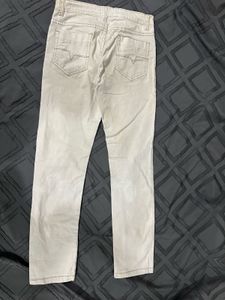 White Slim-Fit Jeans