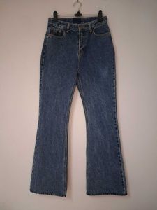 Vintage Flared Blue Jeans