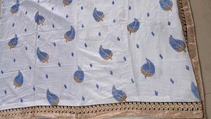 Shiny Cotton saree ask before order