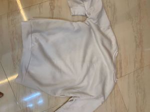 STMove White Knit Sweater