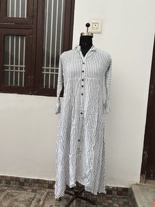 Striped Full Length Kurta
