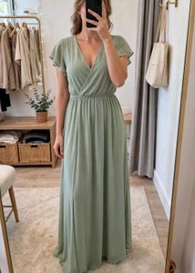 Sage Green Maxi Dress