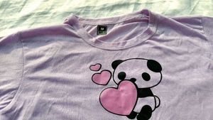 Cute Panda Graphic Tee