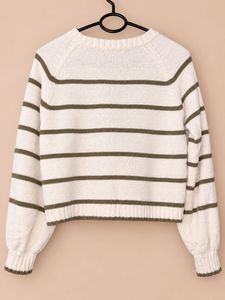 Striped Knit Sweater