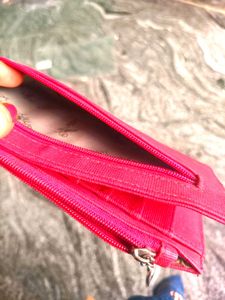 Bright Pink Wallet