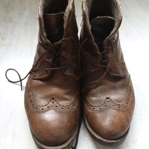 pure leather shoes