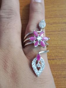 Ad Designer, Adjustable, Beautiful And Elegant Party Wear Ring