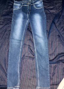 Navy Blue Wash Skinny Fit Jeans