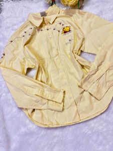 Cute Winnie the Pooh Button-Up Shirt