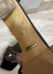Sparkling Embellished Flat Sandals