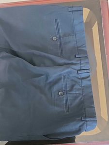 Men's navy blue Cotton Trousers