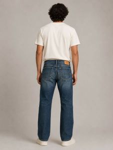 Signature Men's Blue Wash Loose Fit Jeans