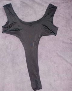 Men's U neck Bodysuit Rave jumpsuit tights Leotard