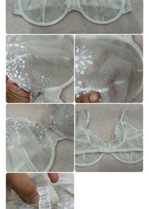 White Lace Bundle of 4 Bra