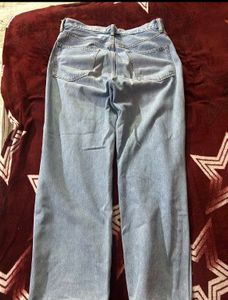 Unisex Baggy Light Wash Zara Jeans
