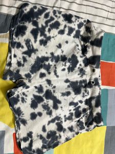 Tie-Dye Print Lounge Shorts