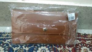 Leather Brown Wallet With 4 Compartments