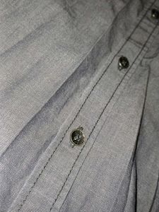 Solid Grey Boy Shirt