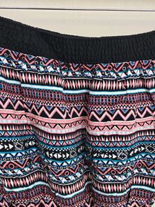 Splash Boho Pattern Mini Skirt