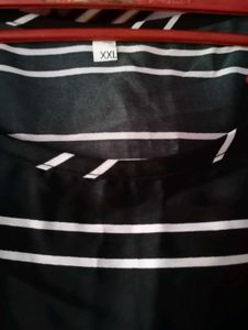 Black &amp; White Striped Dress