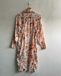 COS Abstract Print Collared Shirt