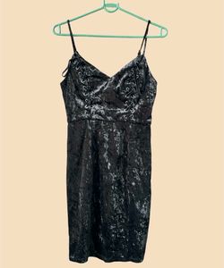 GUESS Women's Velvet A-line Bodycon Slip Dress