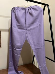 pin stripped Light Purple straight Pants