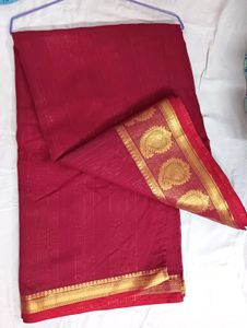 Elegant Red Saree