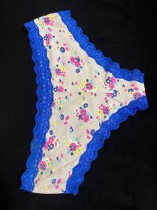 Floral Lace Trim 2 Panties