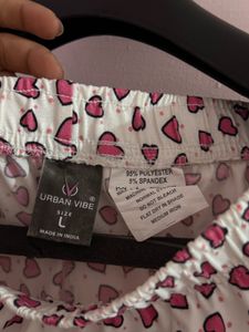 Heart Print Lounge Shorts