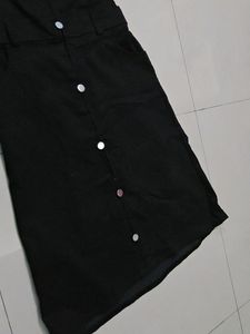 Black Denim Jumper
