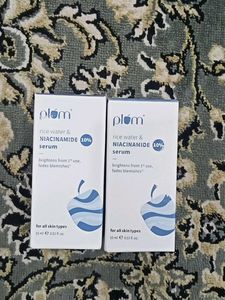 Plum Rice Water & Niacinamide Serum (2x)