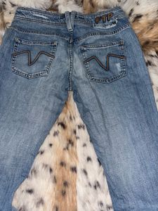 RARE Y2K low waist FREEMAN PORTER Light Wash Denim