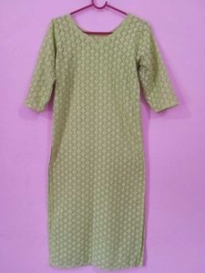 Light Green Embroidered Kurta