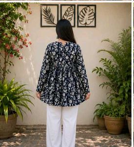Stylish Floral Print Kurta-all size