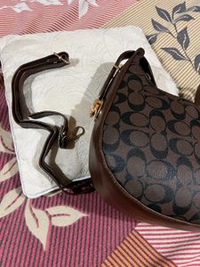 Coach Monogram Hobo Bag