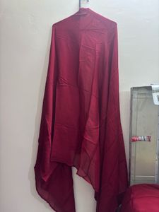 Maroon Embroidered Kurta Set with Palazzo
