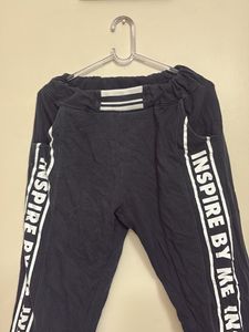 Inspire By Me Black Track Pants