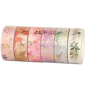 Set Of 5 Washi Tapes Scrapbook Journal