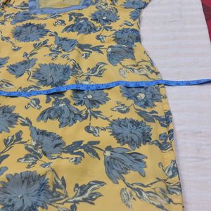Floral Print Kurta