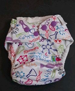 Cute Ocean Print Baby Diaper
