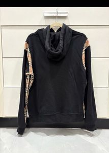 Burberry Hoodie Checkered Sleeves