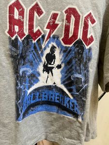 Acdc Printed Crop Top