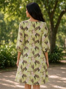 Floral Print Midi Dress 🌼 | Size L