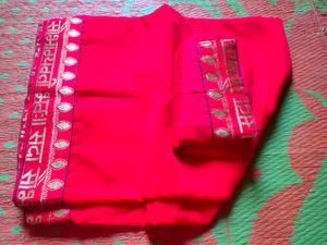 Saubhagyawati Red Saree